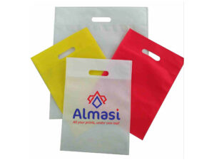 Custom printed D-cut bags wholesale